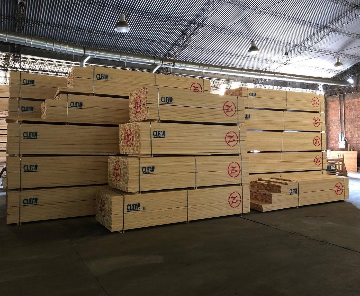 Stock real de madera sólida Clear Mader-Zu